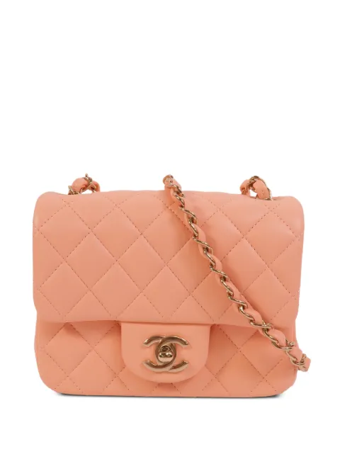 CHANEL Pre-Owned Classic 17 turn-lock shoulder bag Pink A35200