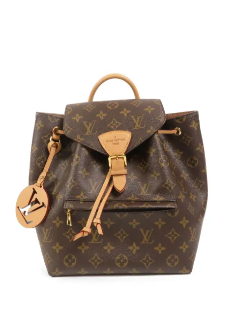 Louis Vuitton Pre-Owned Montsouris monogram backpack Brown M45501