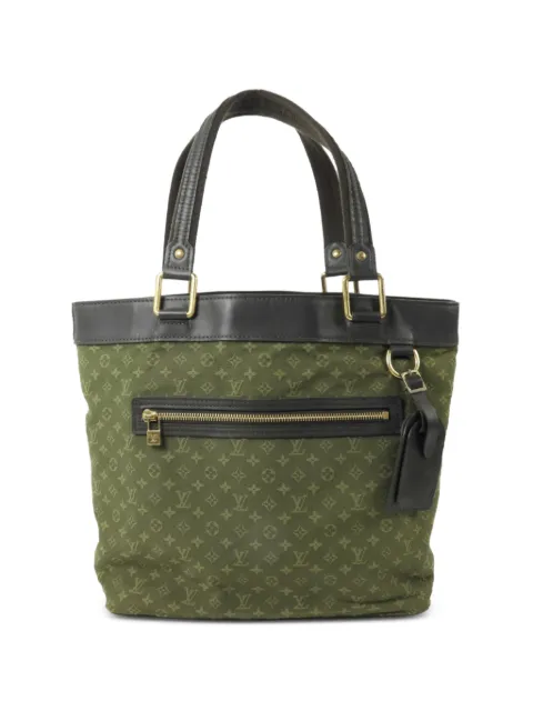 Louis Vuitton Pre-Owned mini Monogram Lucille GM tote bag Green M92681