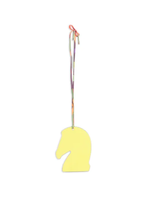 Hermès Pre-Owned Samarkand horse-head bag charm Yellow 310943M