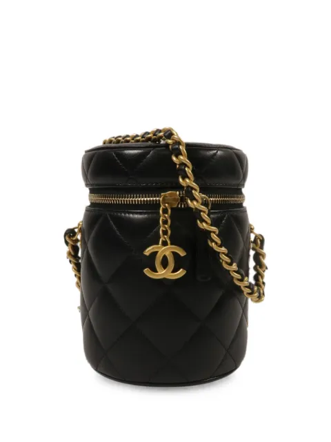 CHANEL Pre-Owned CC-charm shoulder bag Black TC8TGG2A