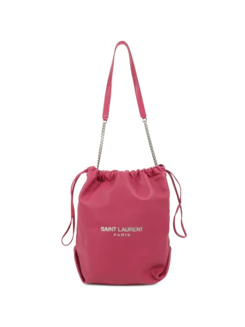 Saint Laurent Pre-Owned Teddy bucket bag Pink 538447