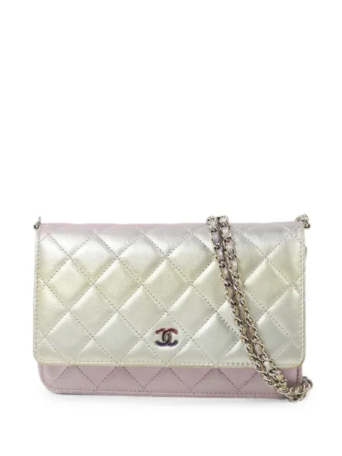 CHANEL Pre-Owned quilted CC shoulder bag Silver AP0250