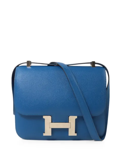 Hermès Pre-Owned Constance 24 satchel bag Blue X7WPHW