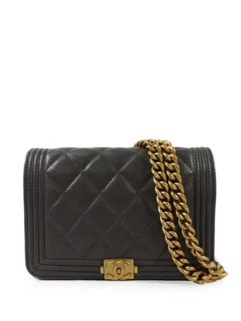 CHANEL Pre-Owned Boy CC crossbody bag Grey AP2464