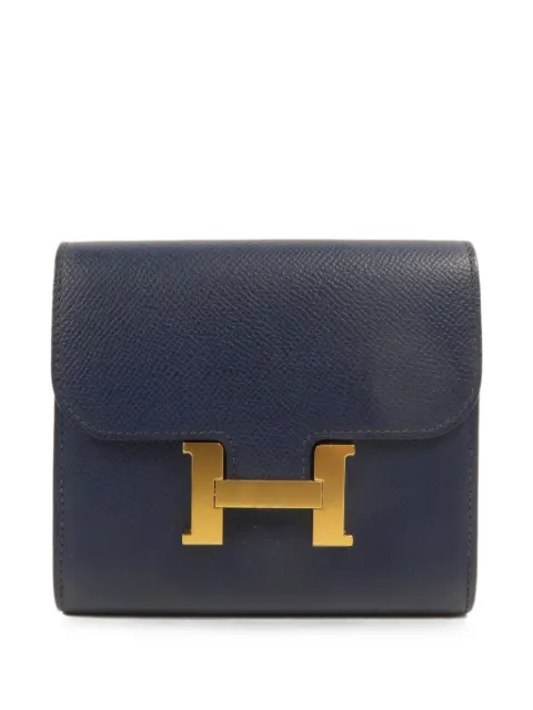 Hermès Pre-Owned Constance Compact wallet Blue T73GHW