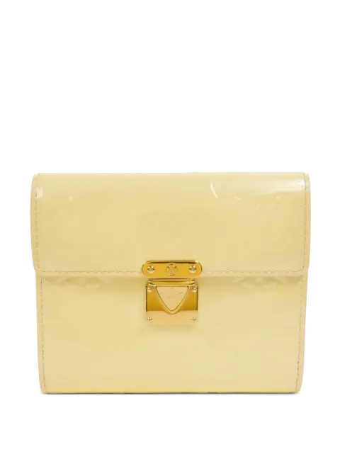 Louis Vuitton Pre-Owned Monogram Vernis Koala wallet Yellow M91420