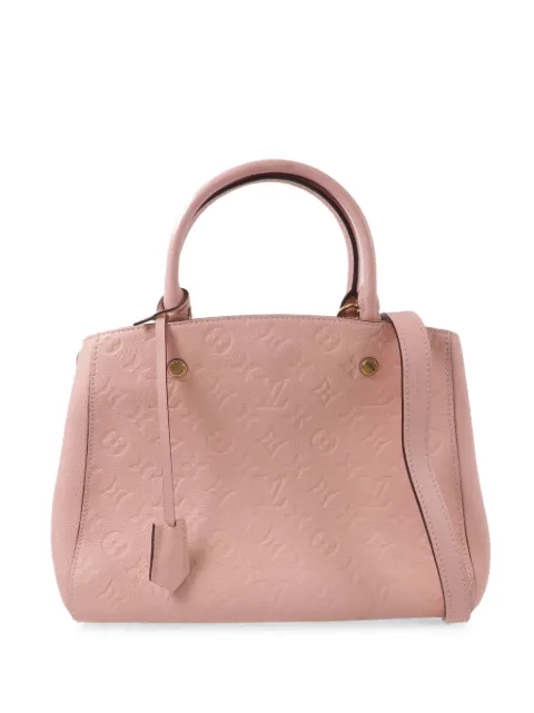 Louis Vuitton Pre-Owned Monogram Empreinte Montaigne shoulder bag Pink M41048