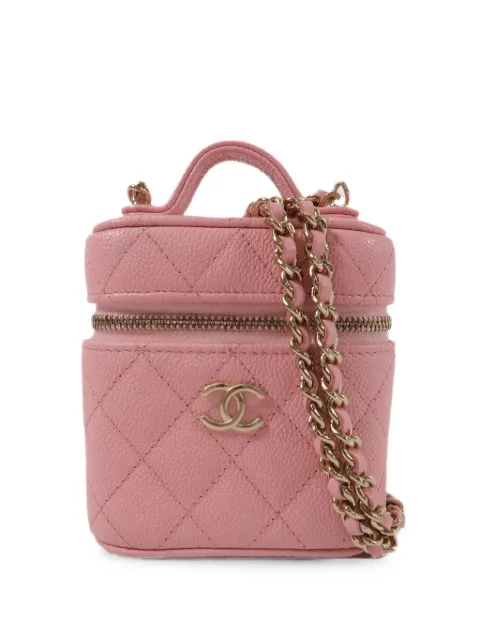 CHANEL Pre-Owned CC Vanity Case mini bag Pink AP2503