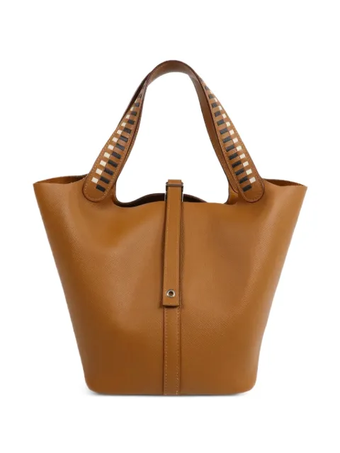 Hermès Pre-Owned MM Picotin tote bag Brown C89371PHW
