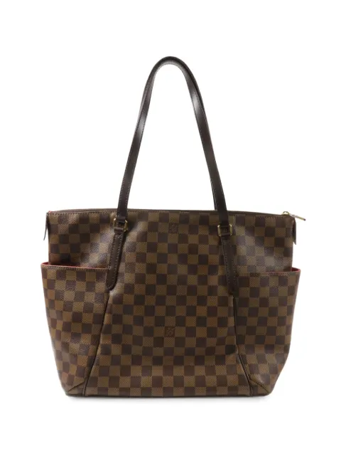 Louis Vuitton Pre-Owned MM Totally Damier Ebene canvas tote bag Brown N41281
