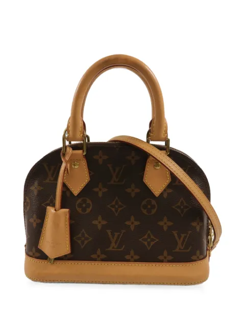 Louis Vuitton Pre-Owned Alma BB satchel bag Brown M53152
