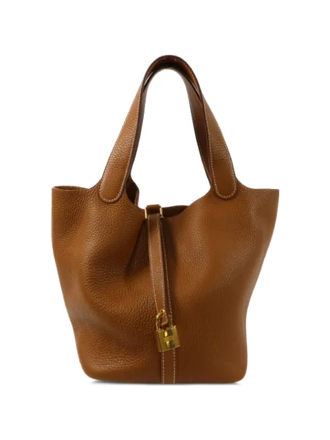 Hermès Pre-Owned Picotin Lock tote bag Brown Z37GHW