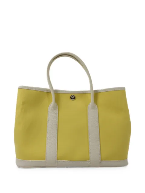 Hermès Pre-Owned 2015 TPM Garden Party tote bag Yellow T1Z01