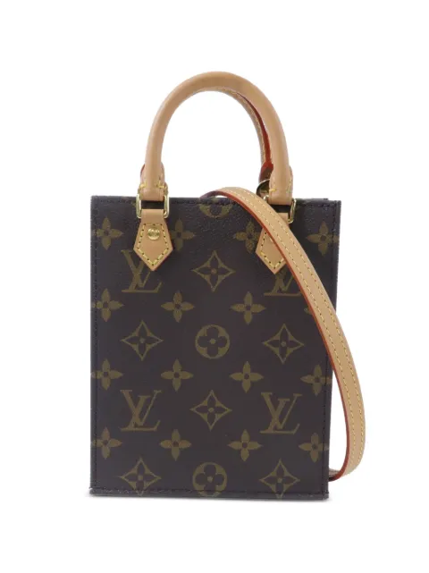 Louis Vuitton Pre-Owned Petit Sac Plat Monogram tote bag Brown M69442