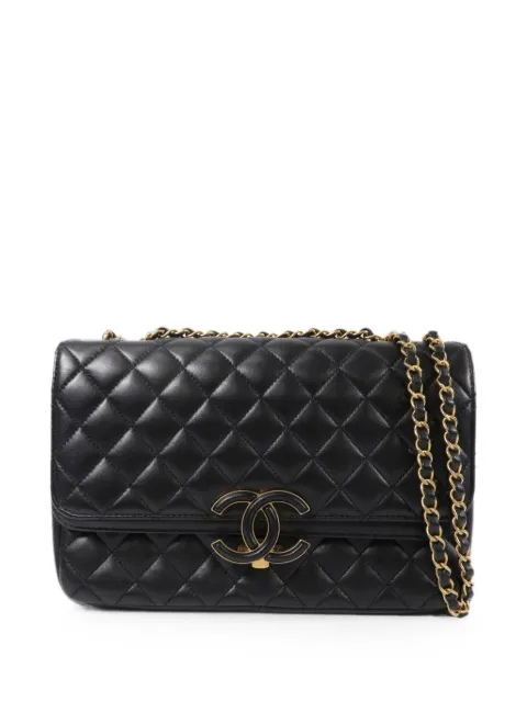 CHANEL Pre-Owned CC Logo Flap shoulder bag Black A57276