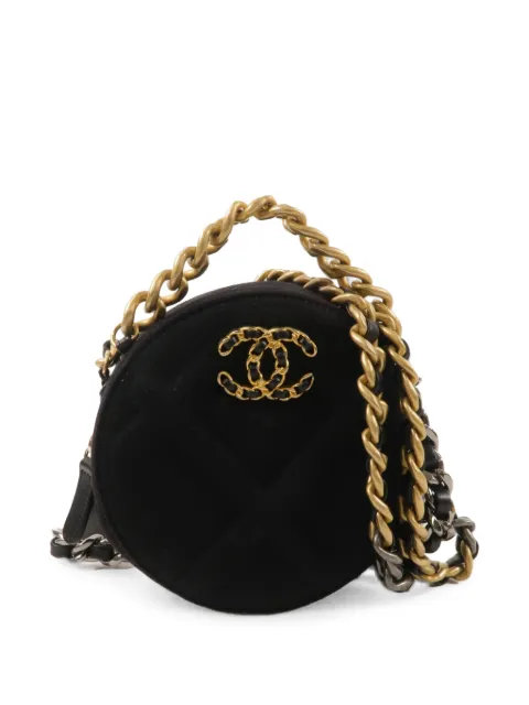 CHANEL Pre-Owned CC 19 shoulder bag Black AP0945