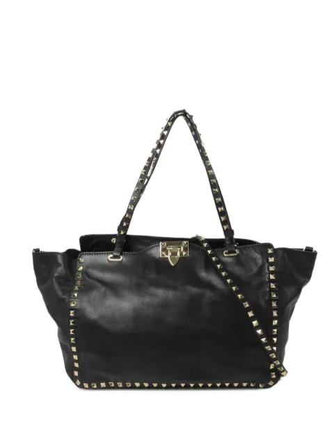 Valentino Garavani Pre-Owned Rockstud tote bag Black NA