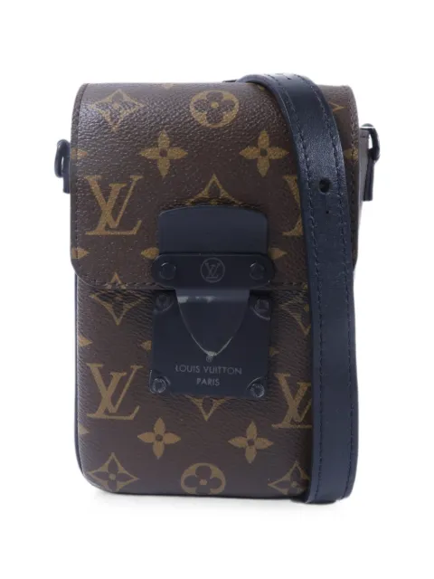 Louis Vuitton Pre-Owned S-Lock Monogram Macassar messenger bag Brown M81522