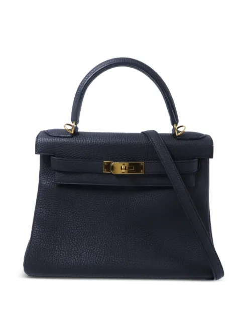 Hermès Pre-Owned 2016 28 Kelly tote bag Blue S89GHW
