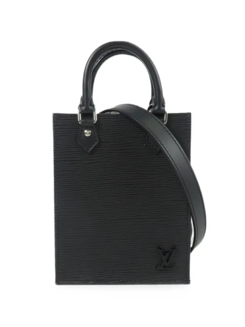 Louis Vuitton Pre-Owned Petit Sac Plat two-way handbag Black M69441