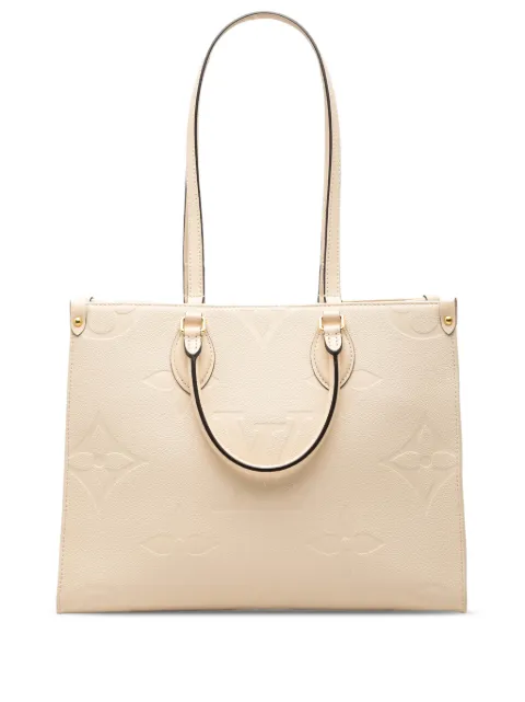 Louis Vuitton Pre-Owned 2021-2026 Monogram Empreinte OnTheGo MM satchel Brown GI0UDSD09ATO4R3J