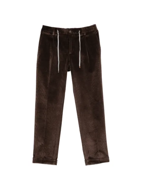 Arte Antwerp Roma corduroy drawstring-waist trousers Brown 58062