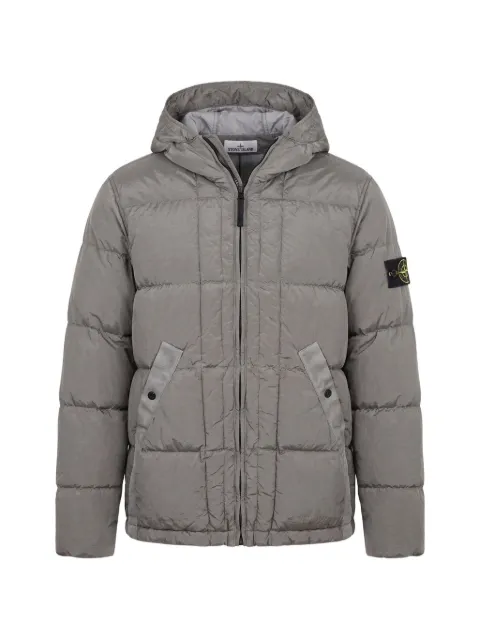 Stone Island hooded padded jacket Grey L2S154100019S0019