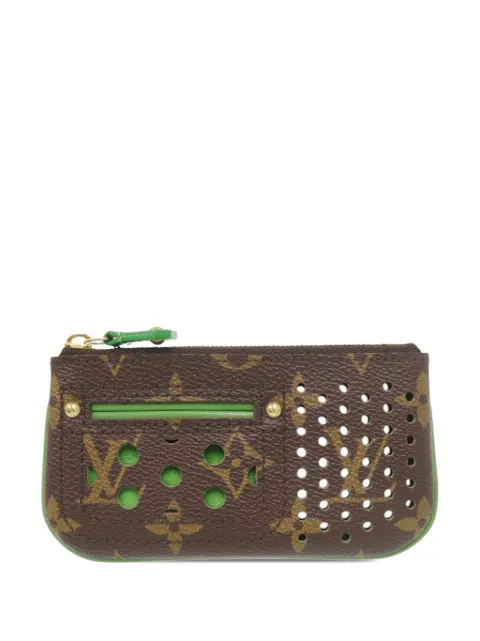 Louis Vuitton Pre-Owned 2006 Monogram Perforated Pochette Cles coin pouch Brown CXWHZF3JWHUDETP3