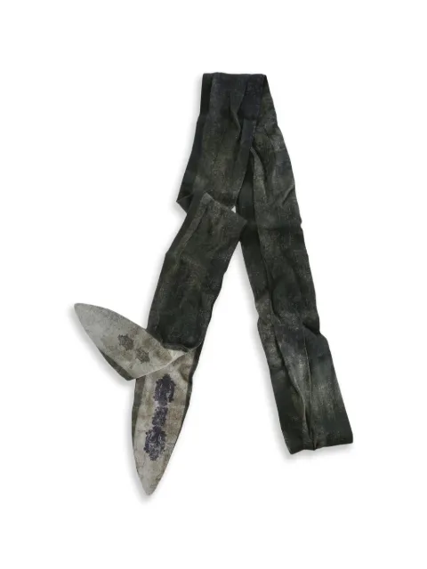 Ziggy Chen pointed-tip scarf Grey 0W2625001