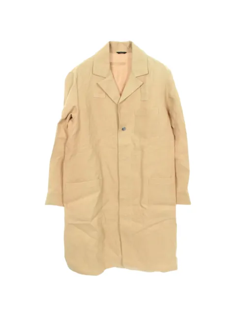 Fendi Pre-Owned 2020s Factory single-breasted coat Neutrals 1073182
