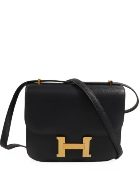 Hermès Pre-Owned mini Constance shoulder bag Blue Y76GHW
