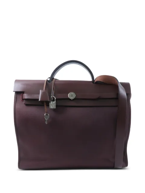 Hermès Pre-Owned GM Herbag two-way handbag Red R55PHW