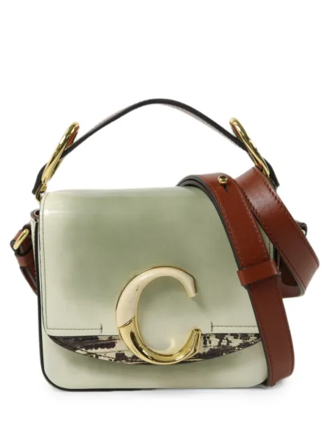 Chloé Vintage Mini C tote bag Green 03197565