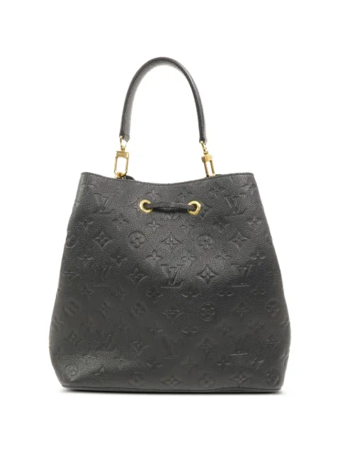 Louis Vuitton Pre-Owned MM NéoNoé Monogram Empreinte bucket bag Black M45256