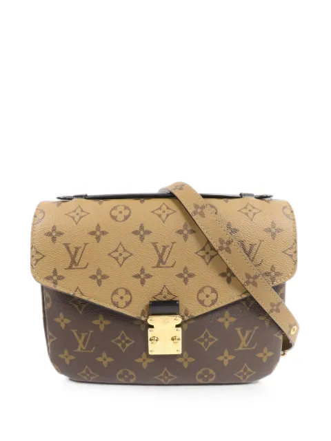 Louis Vuitton Pre-Owned Pochette Metis Monogram Reverse crossbody bag Brown M44876