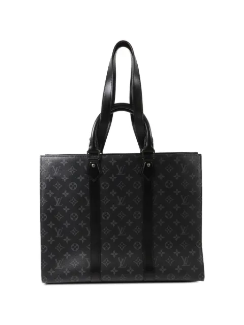 Louis Vuitton Pre-Owned Sac Plat 24H Monogram Eclipse tote bag Black M47059