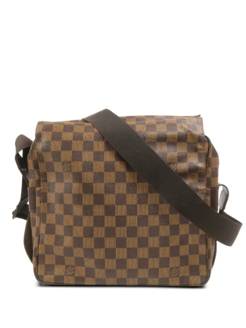 Louis Vuitton Pre-Owned Naviglio Damier Ebène canvas messenger bag Brown N45255