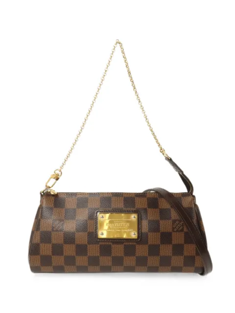 Louis Vuitton Pre-Owned Eva Damier Ebène canvas tote bag Brown N55213