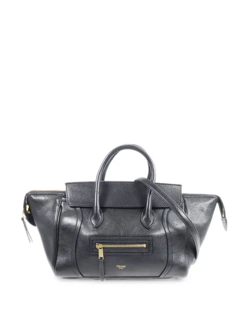 Celine Pre-Owned small New Luggage tote bag Black SCL3295