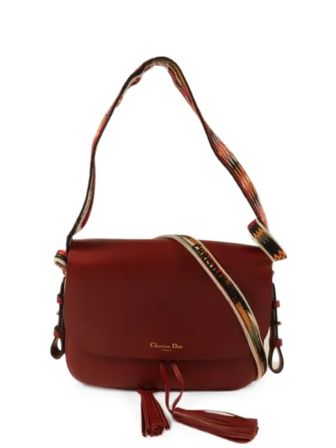 Christian Dior Pre-Owned Diorodeo tassel shoulder bag Red 35MA1108