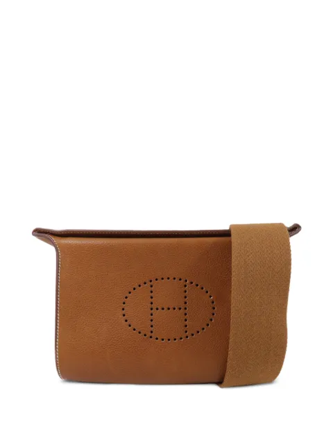 Hermès Pre-Owned 2024 perforated H shoulder bag Brown W34