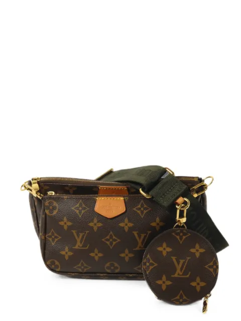 Louis Vuitton Pre-Owned Multi Pochette Accessoires Monogram canvas shoulder bag Brown M44813