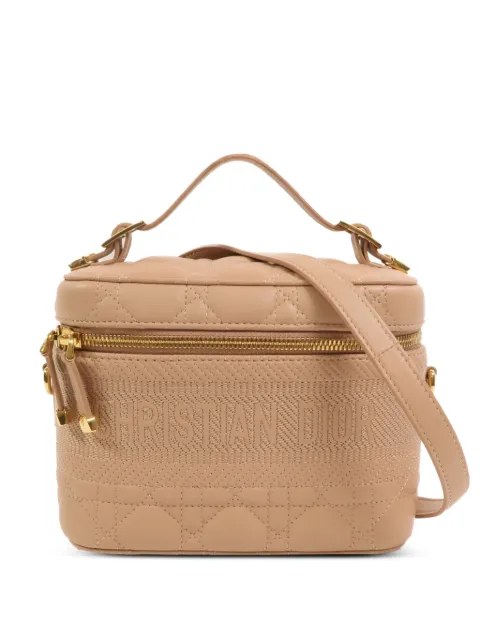 Christian Dior Pre-Owned Travel Cannage cross body mini bag Pink 2181900019106