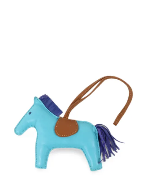 Hermès Pre-Owned MM Rodeo horse bag charm Blue 7M7T34