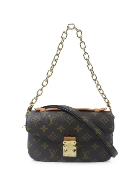 Louis Vuitton Pre-Owned Pochette Metis Monogram shoulder bag Black M46279