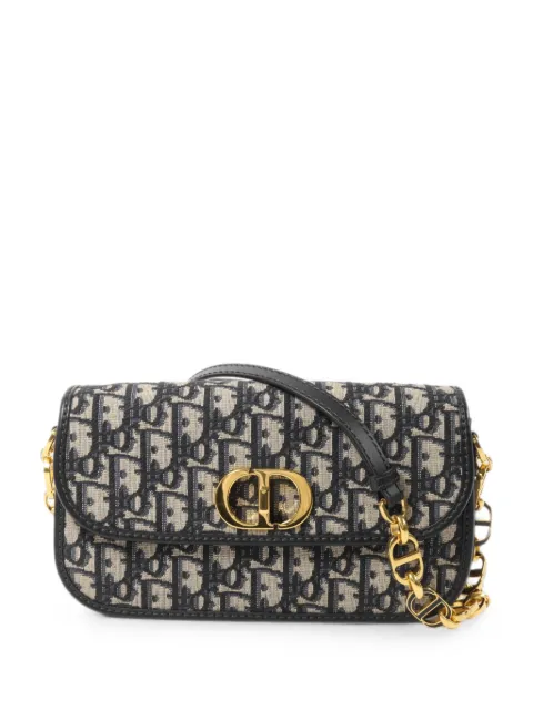 Christian Dior Pre-Owned 30 Montaigne Avenue chain shoulder bag Blue M9260