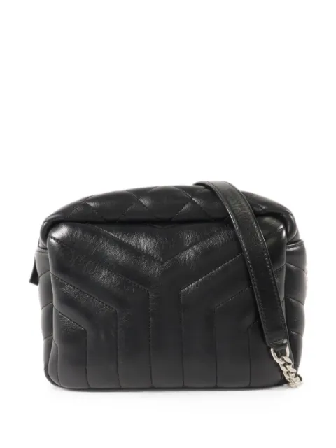 Saint Laurent Pre-Owned LouLou quilted mini shoulder bag Black 574102
