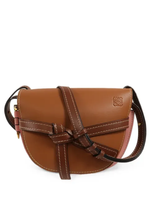 Loewe Pre-Owned medium Gate leather shoulder bag Brown 061943