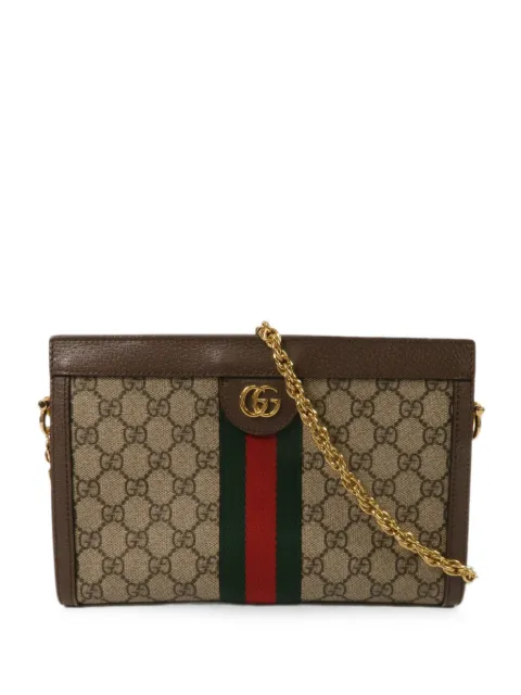 Gucci Pre-Owned Ophidia GG shoulder bag Neutrals 503877